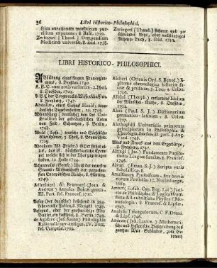 Libri Historico-Philosophici.
