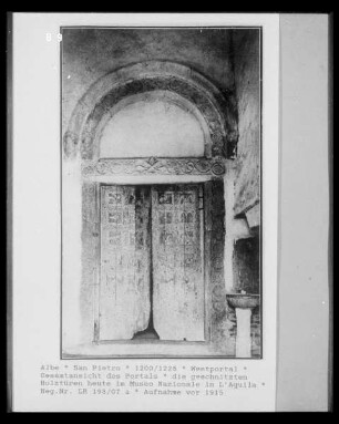 San Pietro — Westportal