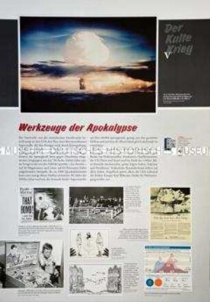 Schautafel Nr. 5 der Ausstellung "Der Kalte Krieg. Ursachen - Geschichte - Folgen", herausgegeben vom Berliner Kolleg Kalter Krieg und der Bundesstiftung zur Aufarbeitung der SED-Diktatur.