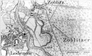 Rothenburg/O.L.-Lodenau. Meßtischblatt, 1:25.000, Sekt. Rothenburg