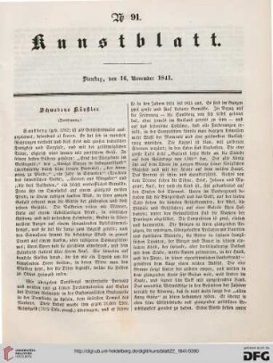Nr. 91 - 100 (16. November 1841 - 16. Dezember 1841)