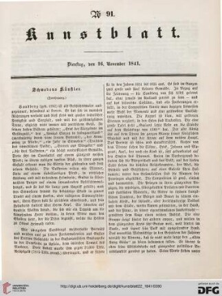 Nr. 91 - 100 (16. November 1841 - 16. Dezember 1841)