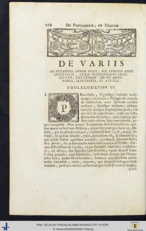 Prolegomenon VI.