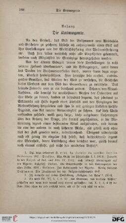 Anhang: Die Kosmogonie