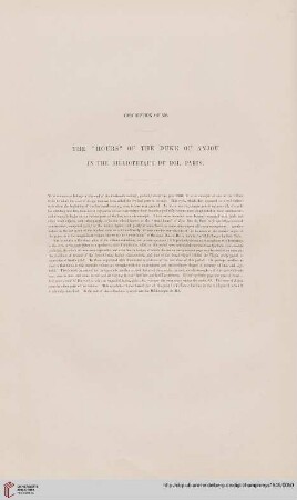 The "Hours" of the Duke of Anjou