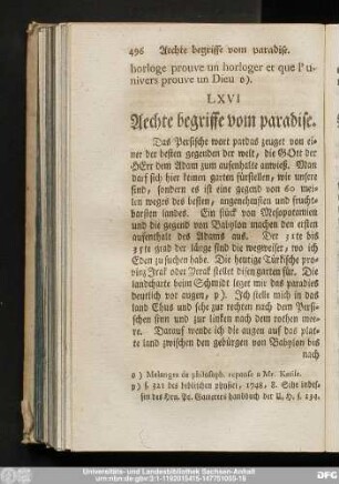 LXVI Aechte begriffe vom paradise.
