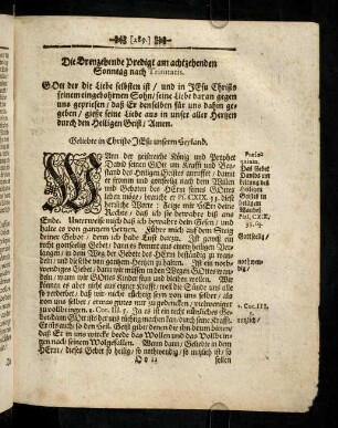 289-328, Die Dreyzehende Predigt