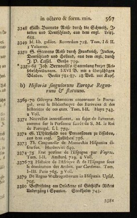 567-583, b) Historia singulorum Europae Regnorum & statuum.