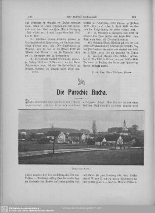 Die Parochie Bucha