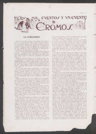 La cordonera : Los mil cuentos y un cuento de Cromos.