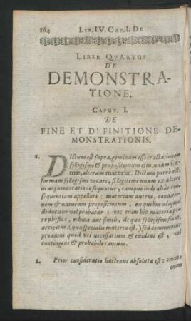 Liber Quartus. De Demonstratione.