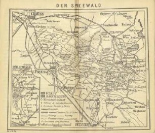 Karte: Der Spreewald