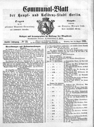 1861,33: No. 33, 18. August 1861