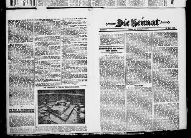 Titelseite einer Zeitung