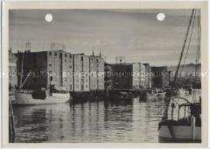 Trondheim, Speicher am Hafen