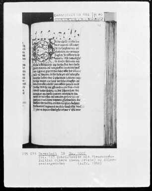 Tagzeiten und Gebete — Initiale O (here ihesu criste), Folio 143recto