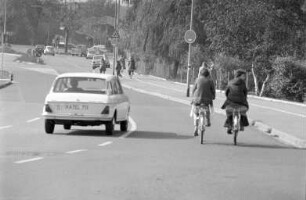 Unfallträchtiges Fahrradfahren