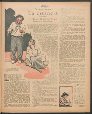 La estancia : De tierra adentro. - (Cuento)