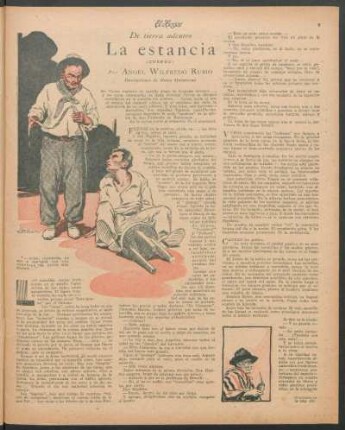 La estancia : De tierra adentro. - (Cuento)