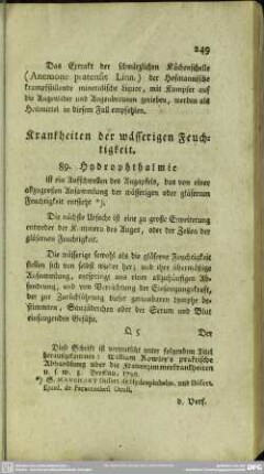 Krankheiten der wässerigen Feuchtigkeit