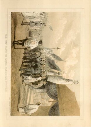 Commo. Perry meeting the imperial commissioners at Yokuhama