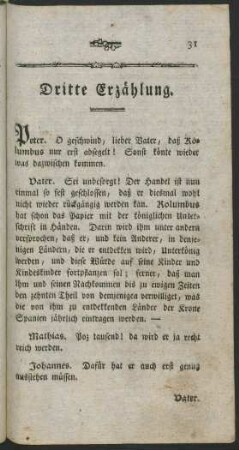 Dritte Erzählung