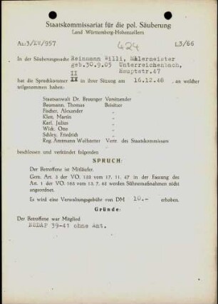 Reinmann, Willi