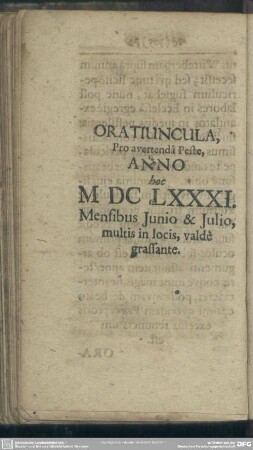 Oratiuncula