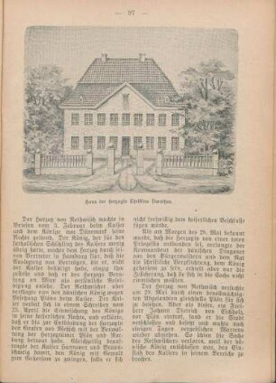 Haus der Herzogin Christina Dorothea.