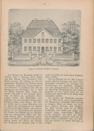 Haus der Herzogin Christina Dorothea.