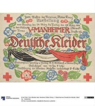 Zum Besten des Vereines Rotes Kreuz, V. Mannheimer Deutsche Kleider