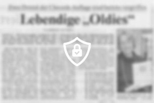 Lebendige "Oldies"