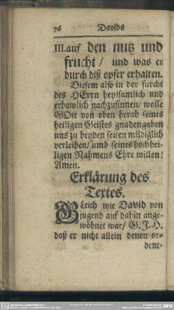 Erklärung des Textes