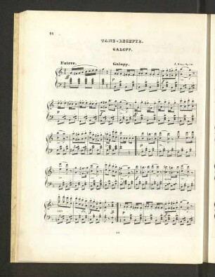 Tanz-Recepte. Galopp.
