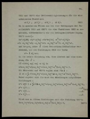 Differentialgleichung für die Bewegung eines starren Körpers