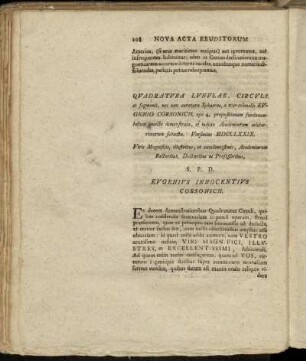 Quadratura Lunulae, Circuli et segmenti,...Eugenio Corsonich,...