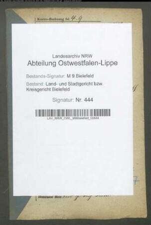 Sonstige: Kerkhoff, Johann Heinrich: