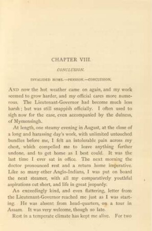 Chapter VIII. Conclusion