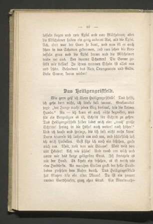 Das Heiligengeistfeld