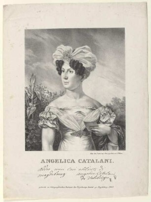 Bildnis der Angelica Catalani