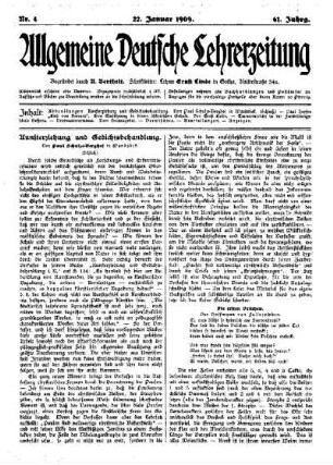 Kunsterziehung und Gedichtsbehandlung : (Schluß)