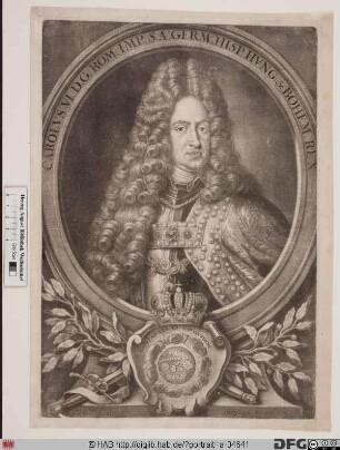 Bildnis Karl VI., römisch-deutscher Kaiser (reg. 1711-40)