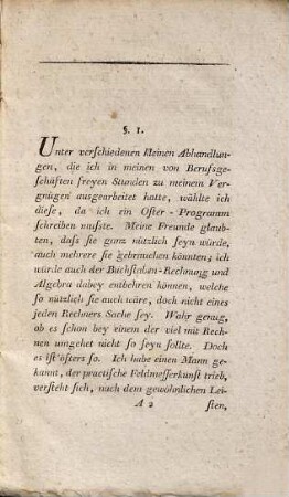 Auflösung einer chronologischen Aufgabe für jeden gegebenen Datum, in jedem gegebenen Jahre der christlichen Zeitrechnung, den zu diesem Datum gehörigen Wochentag zu finden, und auch umgekehrt; zu jedem gegebenen Wochentage, den dazugehörigen Datum zu berechnen