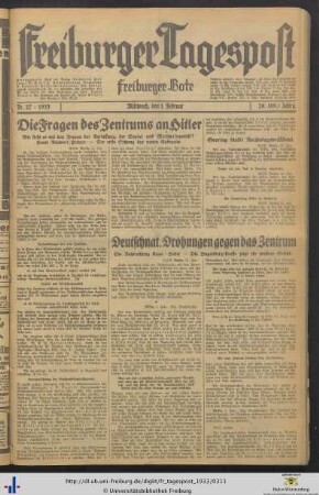 Nr. 27-50 (Februar 1933)
