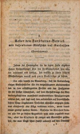 Beiträge zur gesammten Forstwissenschaft, 2. 1827, H. 2