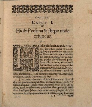 Diss. theol. de persona et libro Hiobi