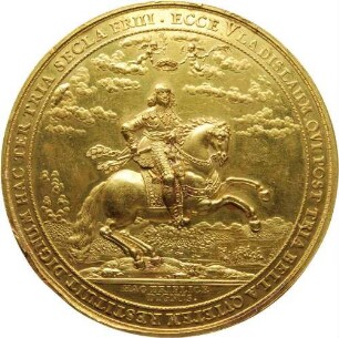 König Wladislaw IV. - Medaille der Stadt Danzig auf seine militärischen Erfolge
