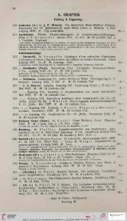 A. Graphik (Nr. 250 - 425)