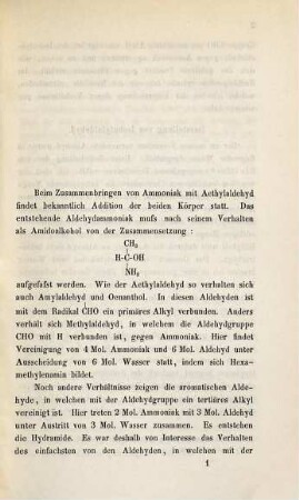 Über einige Derivate des Isobutylaldehyds : Inaug. Diss. der Univ. Freiburg