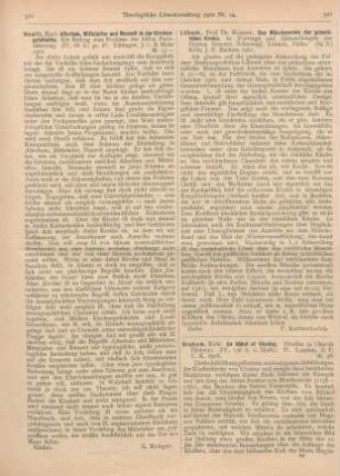 321 [Rezension] Heussi, Karl, Altertum, Mittelalter und Neuzeit in der Kirchengeschichte